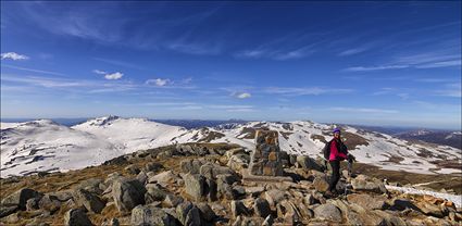 View from Summit  Kosciuszko NP - NSW T (PBH4 00 10609)